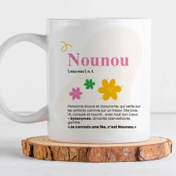 Mug personnalisé - Définition Nounou|Cadeaux.com Best