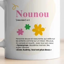 Mug personnalisé - Définition Nounou|Cadeaux.com Best