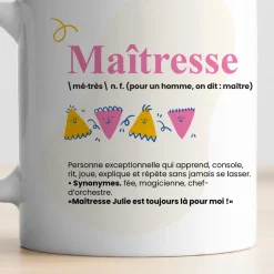Mug personnalisé - Définition Maitresse/Maitre|Cadeaux.com Hot