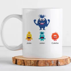 Mug personnalisé - Famille Monstres|Cadeaux.com Outlet