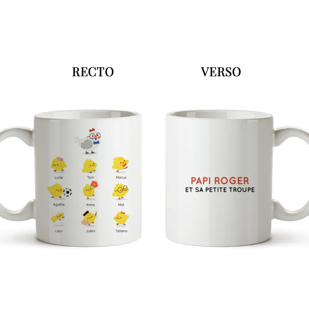 Mug personnalisé - Famille poussins|Cadeaux.com Hot