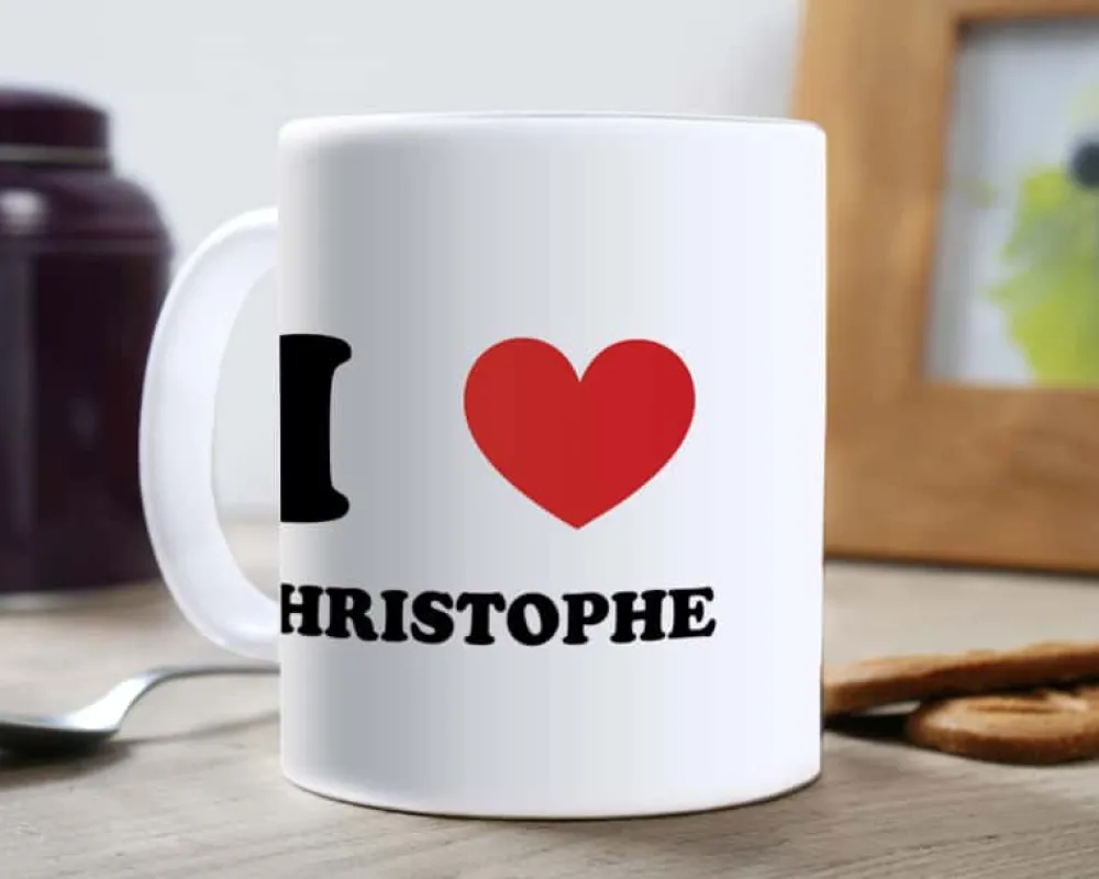 Mug personnalisé - I Love|Cadeaux.com Discount