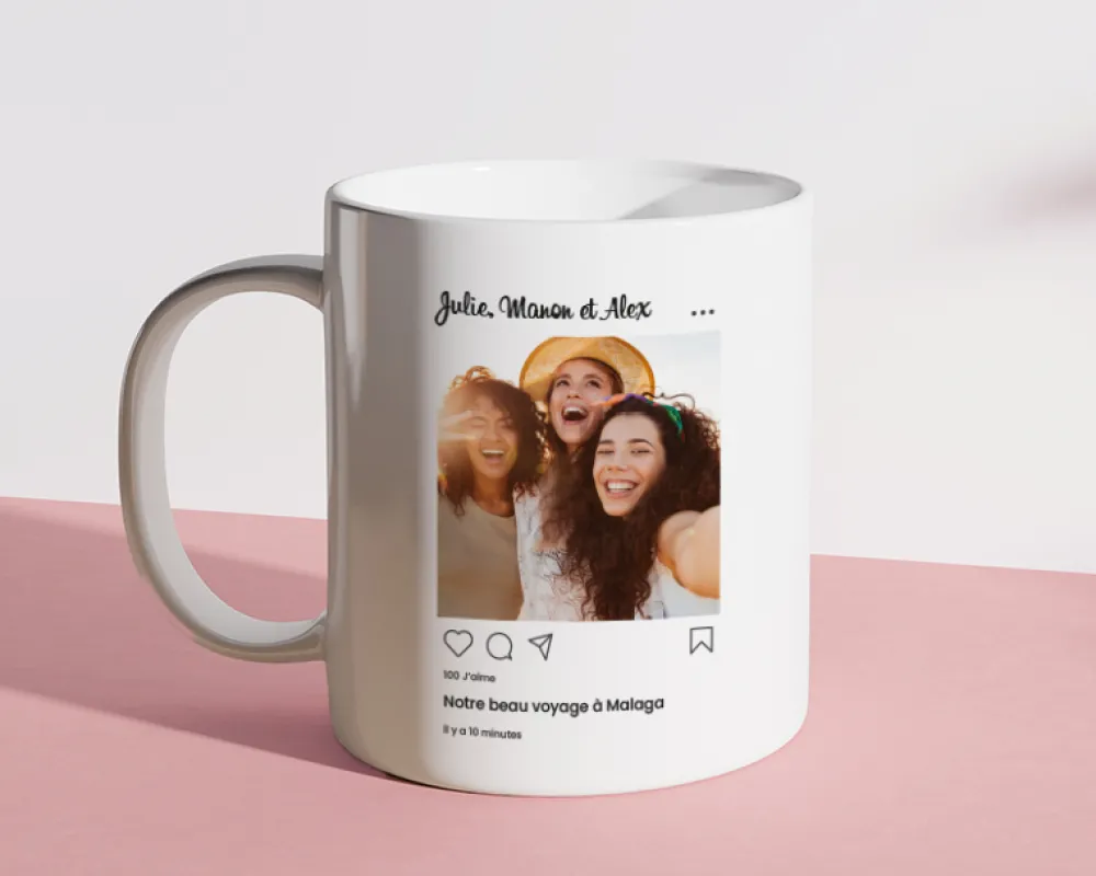 Mug personnalisé - Instagram|Cadeaux.com Hot