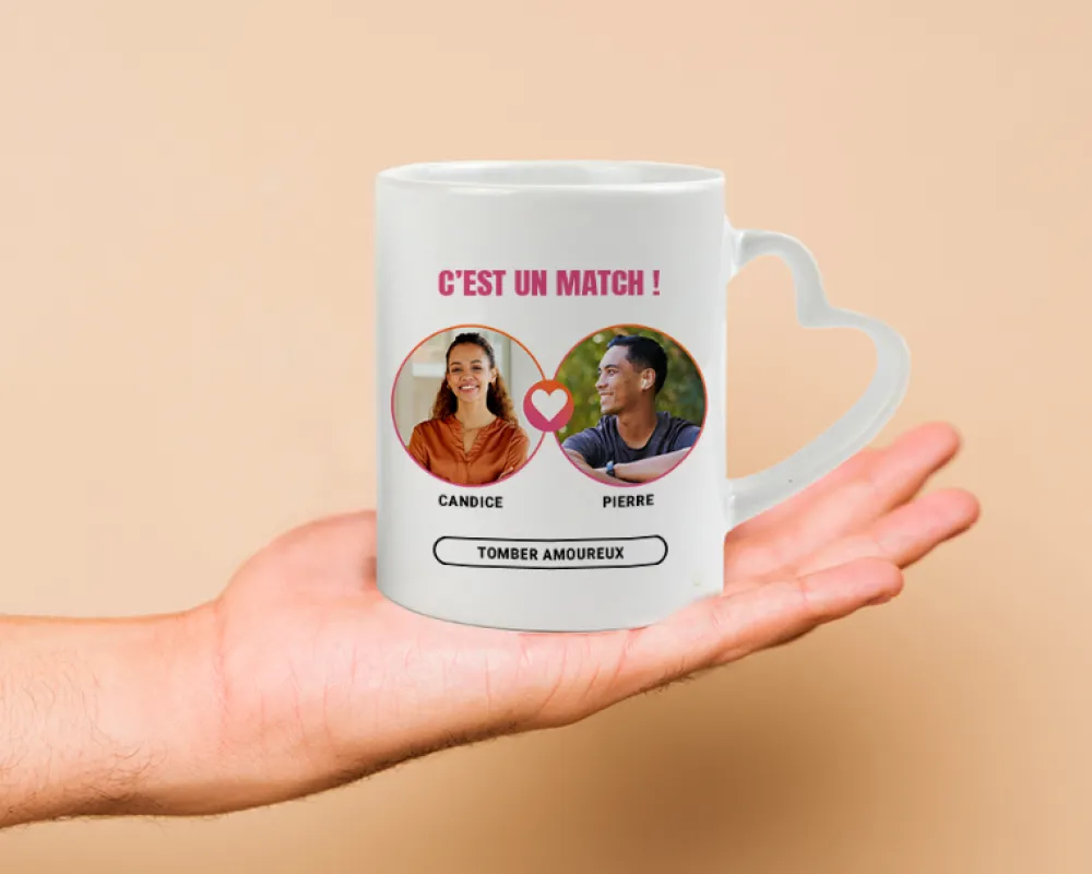 Mug personnalisé - It's a match|Cadeaux.com Clearance
