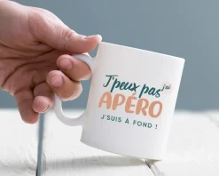 Mug personnalisé - J'peux pas j'ai apéro|Cadeaux.com Online