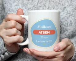 Mug personnalisé - L'Ecole est Finie|Cadeaux.com Outlet