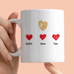 Mug personnalisé - Maman et ses petits coeurs|Cadeaux.com Discount