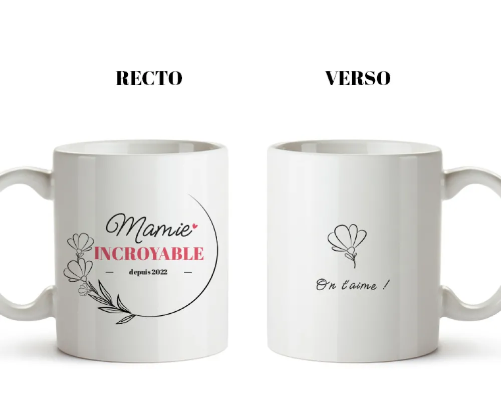 Mug personnalisé - Mamie Depuis|Cadeaux.com New