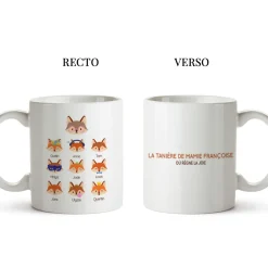 Mug personnalisé - Mamie Renard et sa meute|Cadeaux.com Outlet