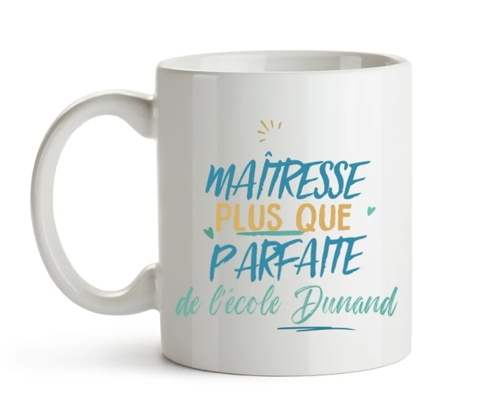 Mug personnalisé : Maîtresse la plus...|Cadeaux.com Discount
