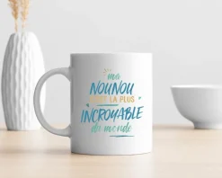 Mug personnalisé : Nounou la plus...|Cadeaux.com