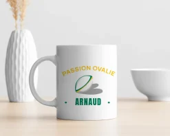 Mug personnalisé - Passion Rugby|Cadeaux.com