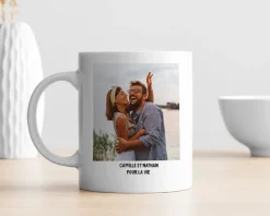 Mug personnalisé - Photo et texte|Cadeaux.com Outlet