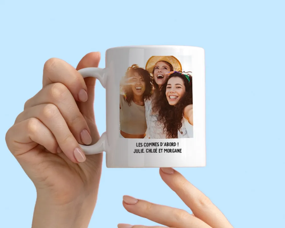 Mug personnalisé - Photo et texte|Cadeaux.com Outlet