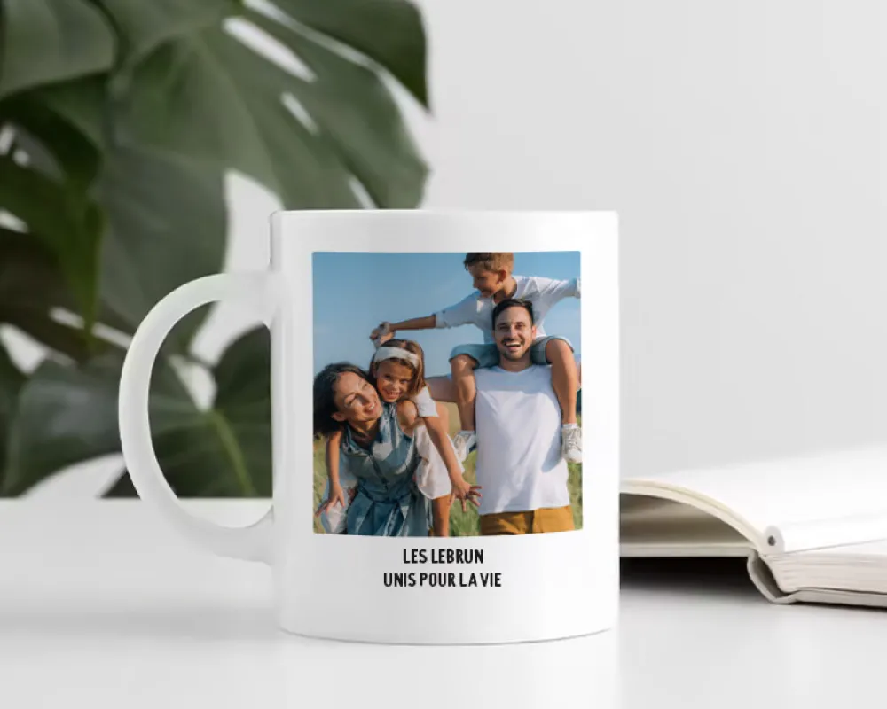 Mug personnalisé - Photo et texte|Cadeaux.com Outlet