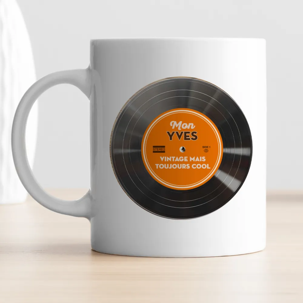 Mug personnalisé - Rétro Vinyle|Cadeaux.com Hot