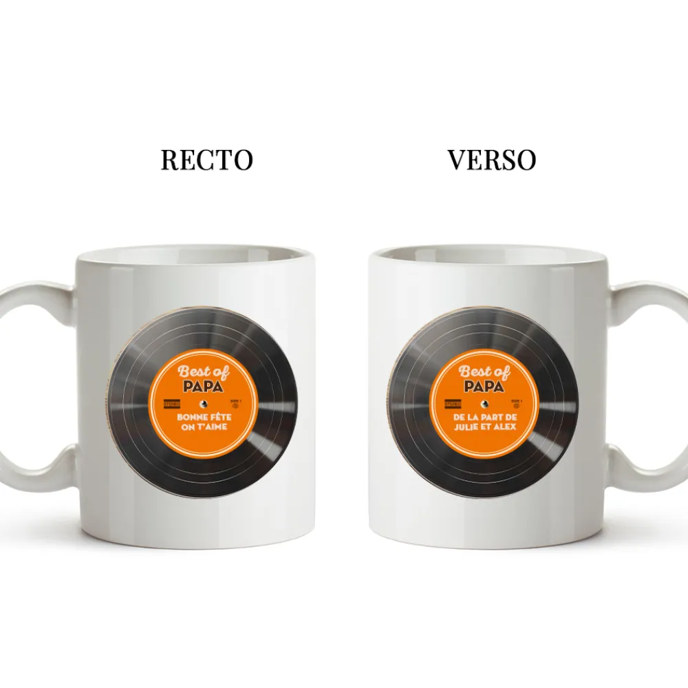 Mug personnalisé - Rétro Vinyle|Cadeaux.com Hot
