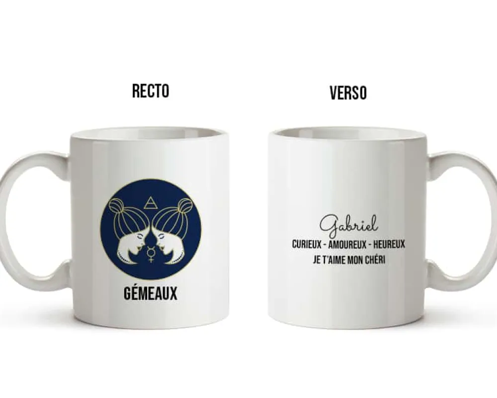 Mug personnalisé - Signe Astrologique|Cadeaux.com Sale
