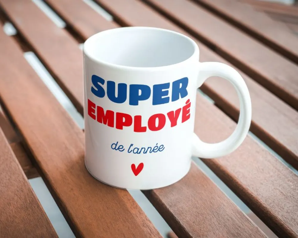 Mug personnalisé - Super Employé|Cadeaux.com
