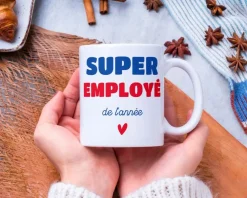 Mug personnalisé - Super Employé|Cadeaux.com