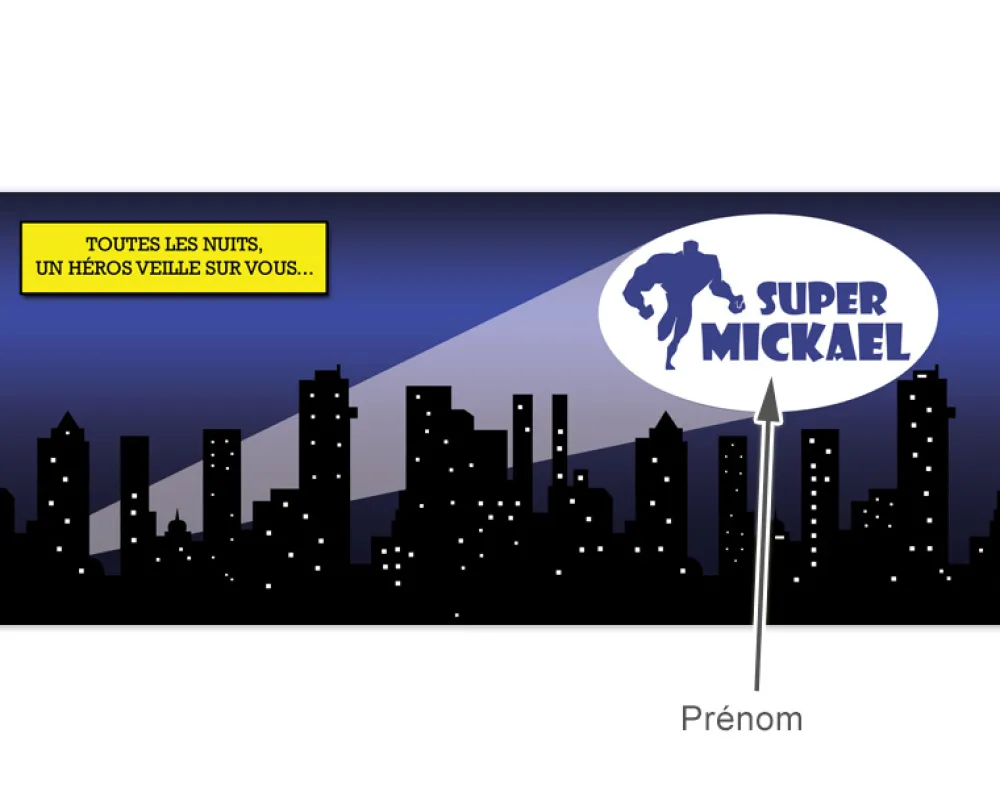 Mug personnalisé - Super Héros Homme|Cadeaux.com New