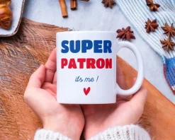 Mug personnalisé - Super Patron|Cadeaux.com Hot