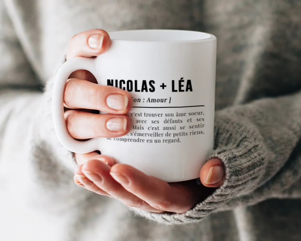 Mug personnalisé couple - Définition Amour|Cadeaux.com Sale