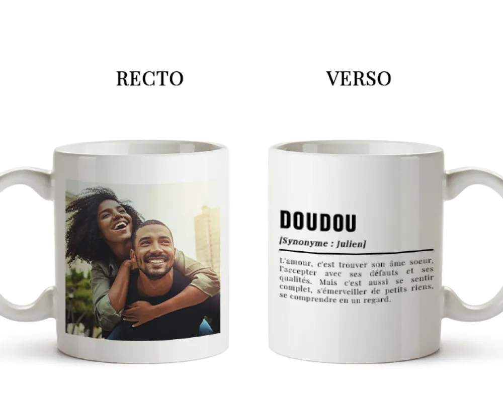 Mug personnalisé couple - Définition Amour|Cadeaux.com Sale
