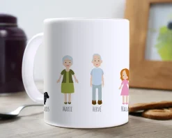 Mug personnalisé famille - Family Circus|Cadeaux.com New