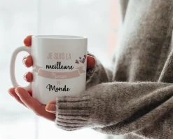 Mug personnalisé femme - Meilleure du monde|Cadeaux.com