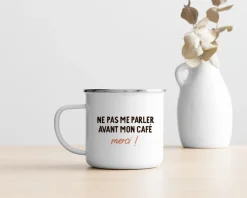 Mug personnalisé émaillé - Message|Cadeaux.com Hot