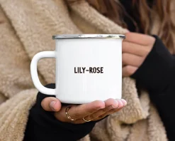Mug personnalisé émaillé - Message|Cadeaux.com Hot