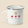 Mug personnalisé émaillé - Papa et ses petits coeurs|Cadeaux.com Hot