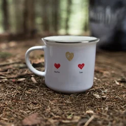 Mug personnalisé émaillé - Papa et ses petits coeurs|Cadeaux.com Hot