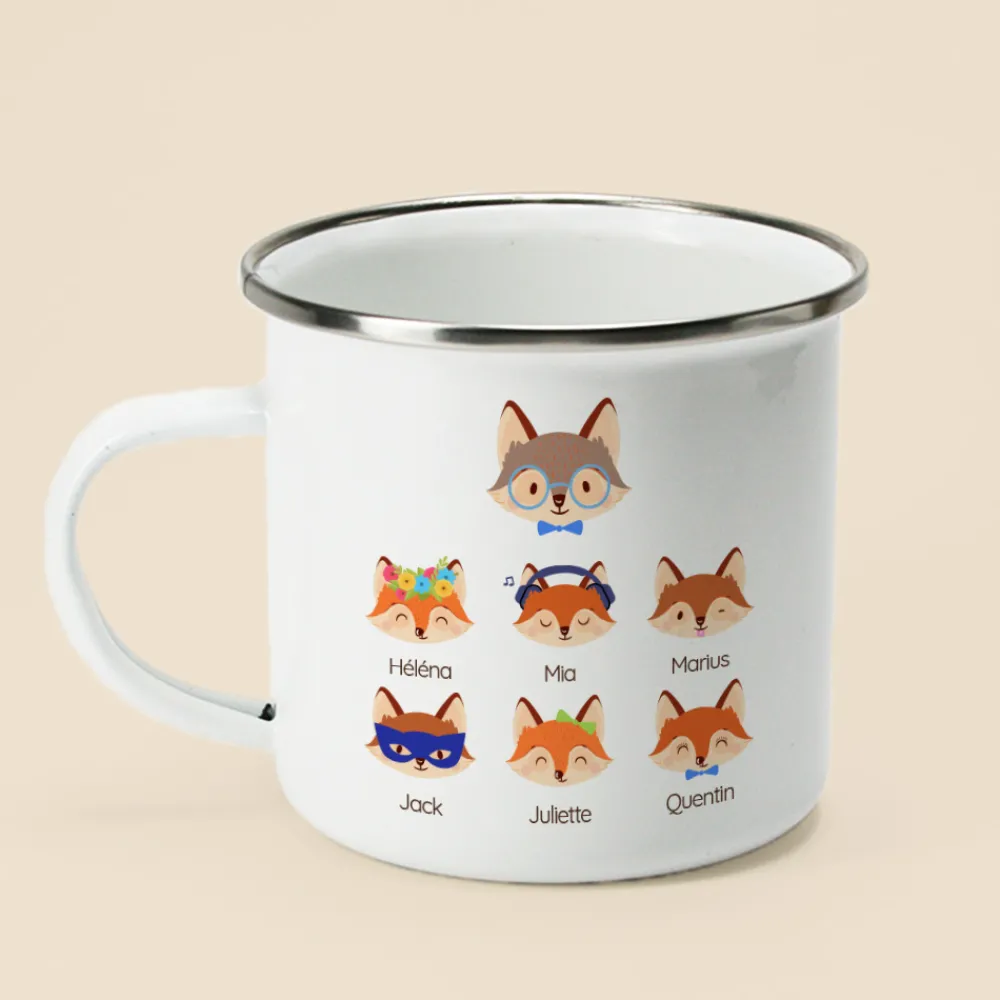 Mug personnalisé émaillé - Papi Renard et sa meute|Cadeaux.com Sale