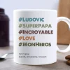 Mug personnalisé message - Hashtag|Cadeaux.com Hot