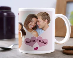 Mug personnalisé photo - Coeurs|Cadeaux.com Clearance