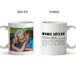 Mug personnalisé photo - Définition Mamie|Cadeaux.com Clearance