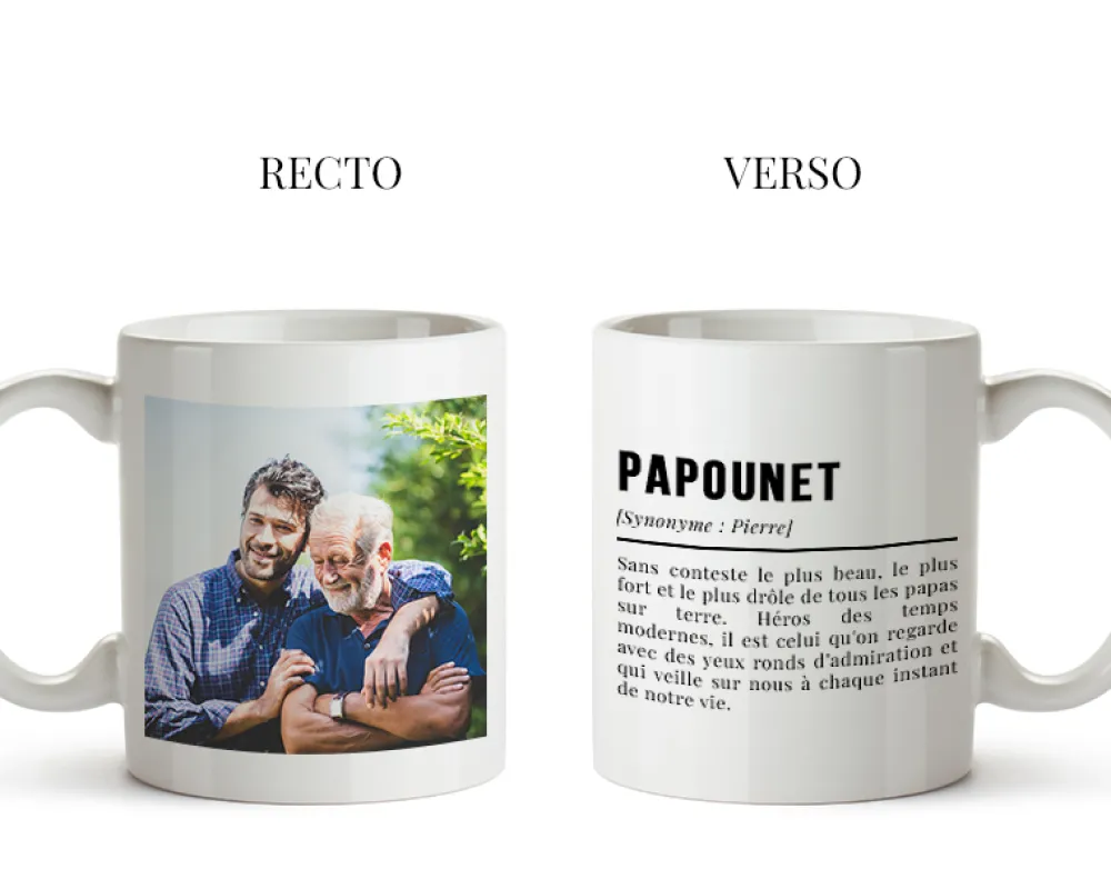 Mug personnalisé photo - Définition Papa|Cadeaux.com Clearance