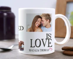 Mug personnalisé photo - Message d'amour|Cadeaux.com Online