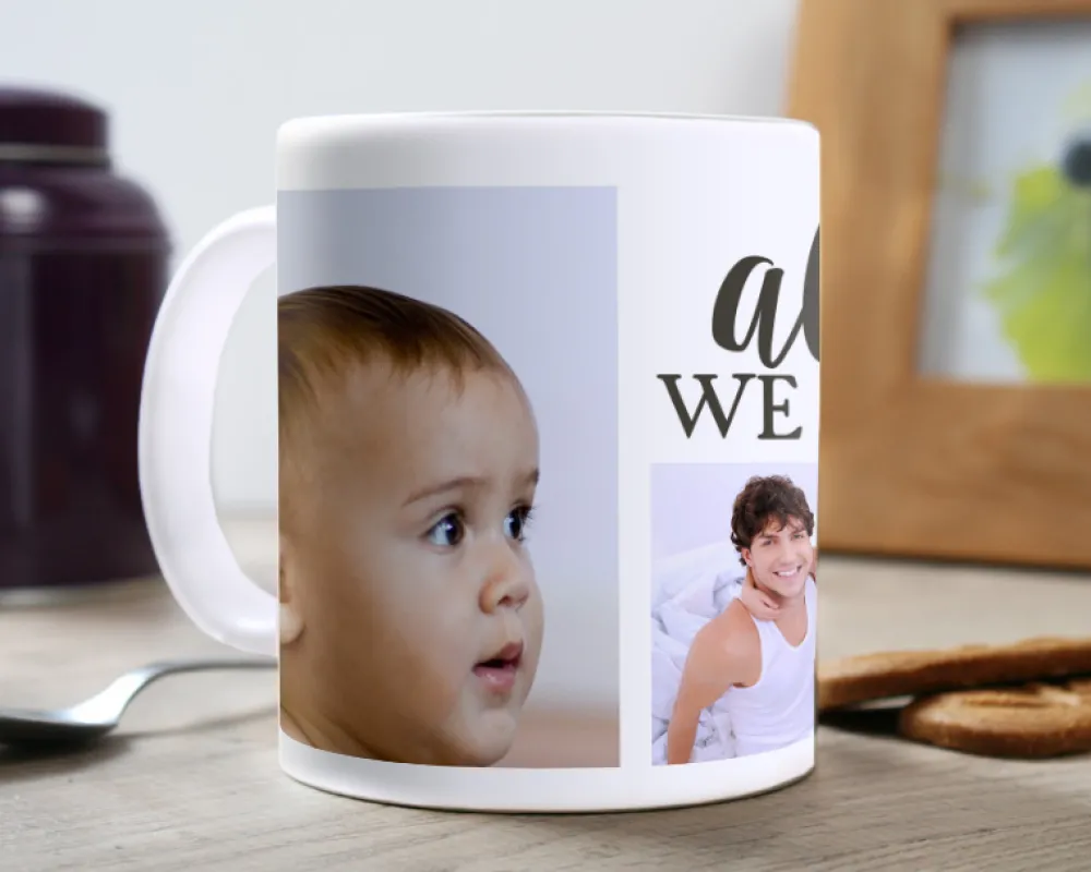 Mug personnalisé photo - Message d'amour|Cadeaux.com Online