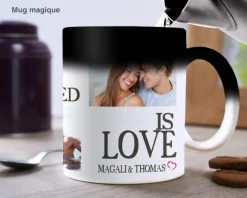 Mug personnalisé photo - Message d'amour|Cadeaux.com Online