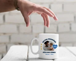 Mug personnalisé photo - Première Fête des Pères|Cadeaux.com Best