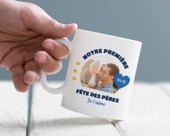 Mug personnalisé photo - Première Fête des Pères|Cadeaux.com Best