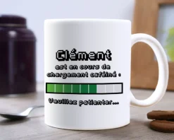 Mug personnalisé prénom - Chargement caféiné|Cadeaux.com Clearance