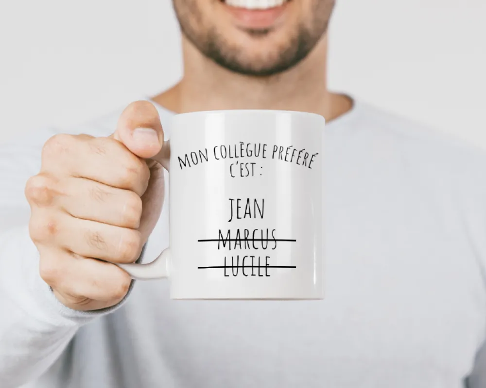 Mug personnalisé prénom - Collègue Préféré|Cadeaux.com Clearance
