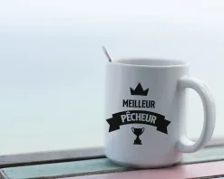 Mug personnalisé prénom - Pêcheur|Cadeaux.com New