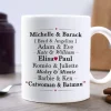 Mug personnalisé prénoms - Couples Célèbres|Cadeaux.com