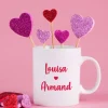 Mug personnalisé prénoms couple - Coeur|Cadeaux.com Online