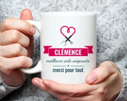 Mug personnalisé remerciements - Personnel Soignant|Cadeaux.com